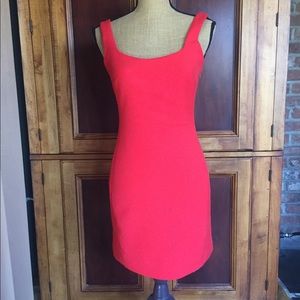 Armani Exchange red cocktail dress